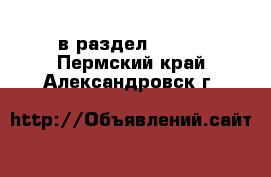  в раздел :  »  . Пермский край,Александровск г.